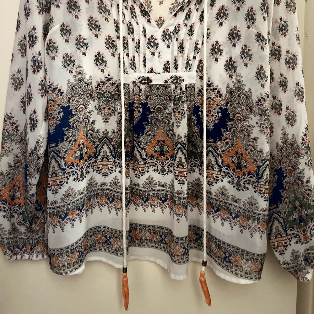 Danielrainn boho style themed blouse